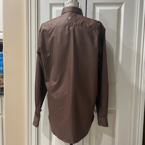 RAFAEL AMAYA SHIRT BUTTON DOWN BY RANGERS LEGEND XL CHOCOLATE STUDDED WESTERN - Picture 12 of 15
